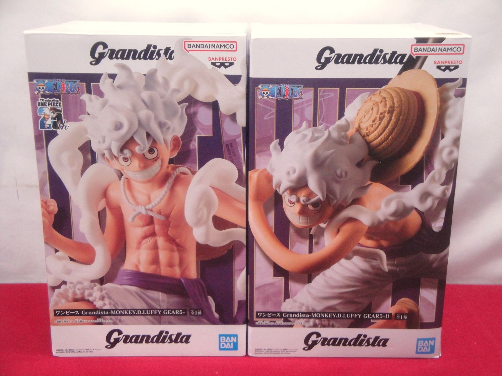 未開封品】ワンピース Grandista ルフィ ギア5 エース ロー シャンクス