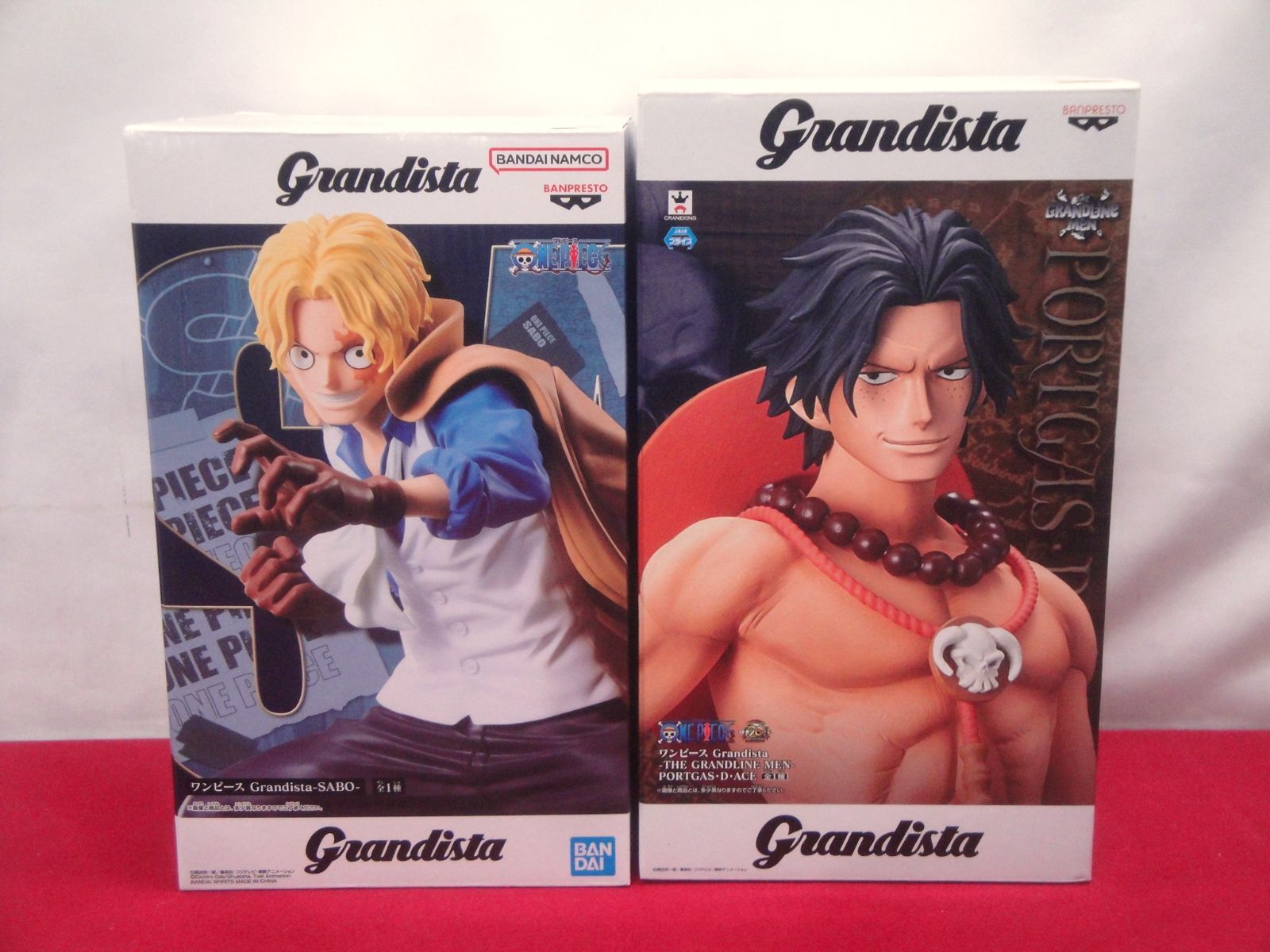 未開封品】ワンピース Grandista ルフィ ギア5 エース ロー シャンクス