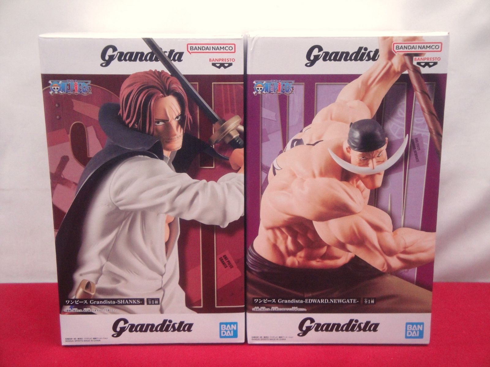 ワンピース フィギュアGrandista ギア5・サボ・シャンクス ワーコレ 未開封品】ワンピース Grandista ルフィ ギア5 エース ロー シャンクス