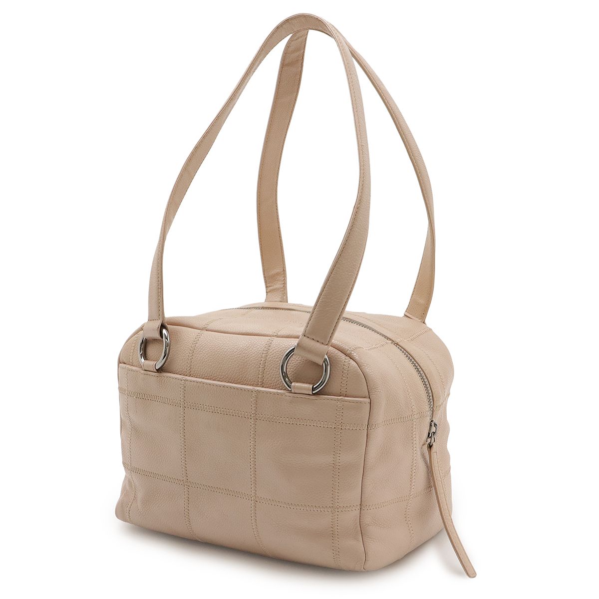 CHANEL シャネル チョコバーステッチ ミニボストンバッグ ショルダー