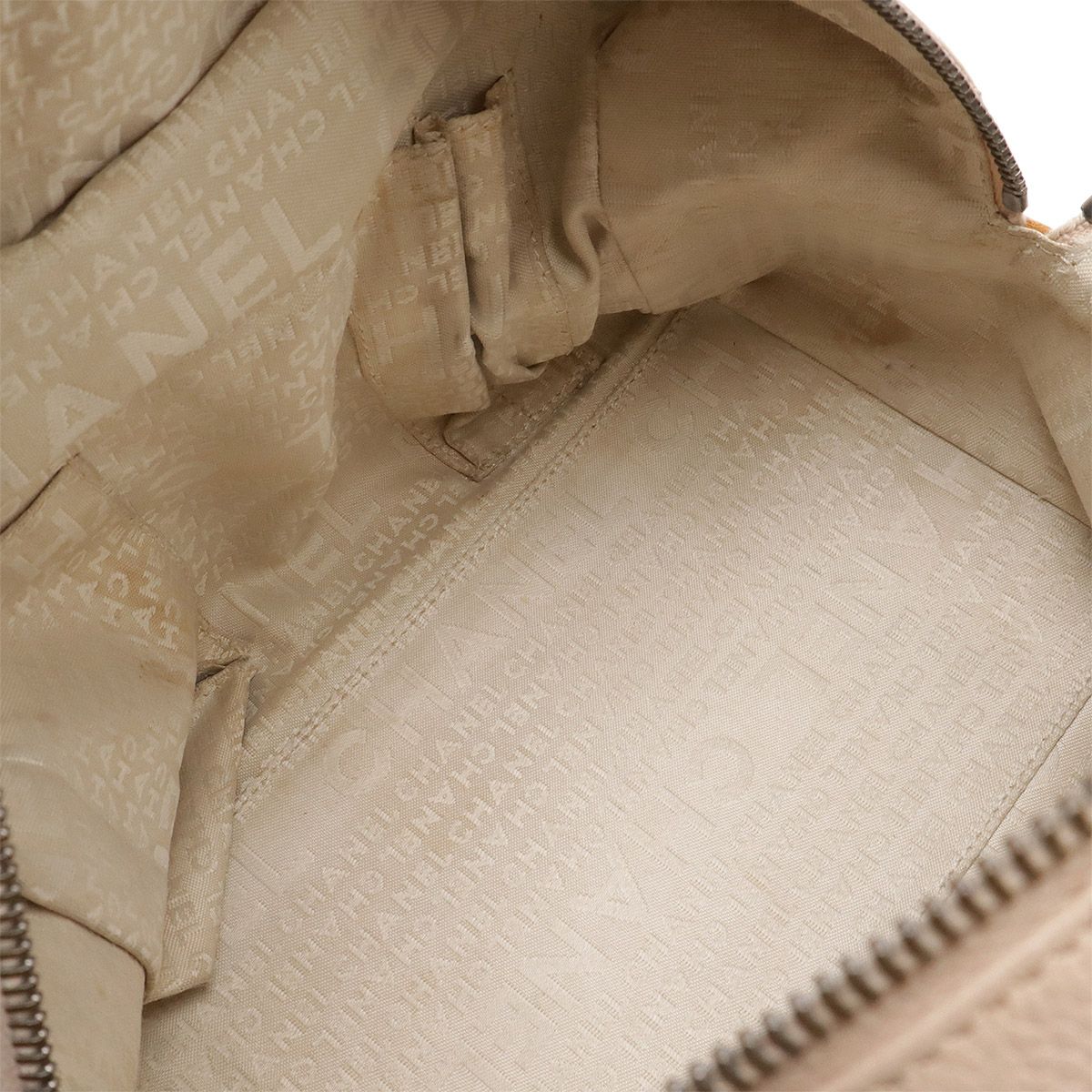 CHANEL シャネル チョコバーステッチ ミニボストンバッグ ショルダー