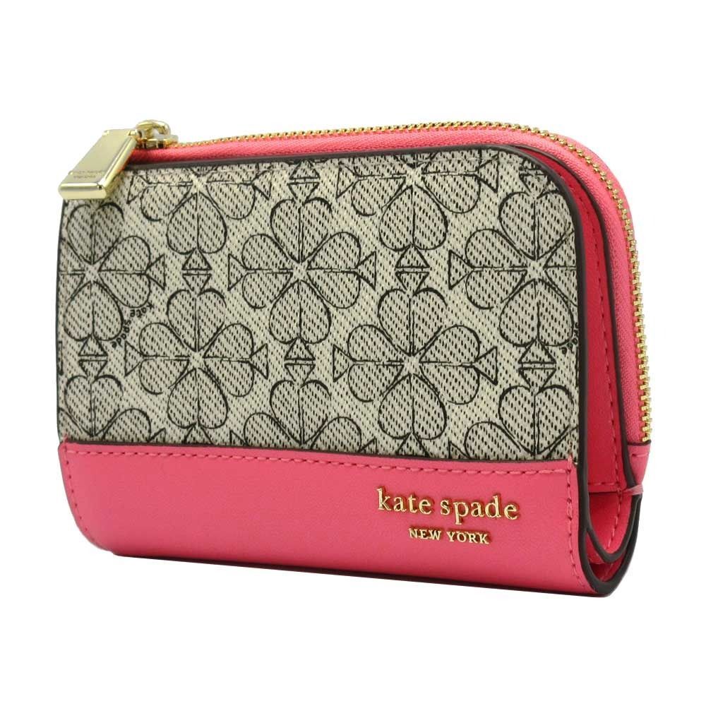 ケイトスペード 財布 二つ折り財布 kate spade YORK スペードフラワー スモール コンパクト ウォレット KJ 646 650 アウトレット レディース