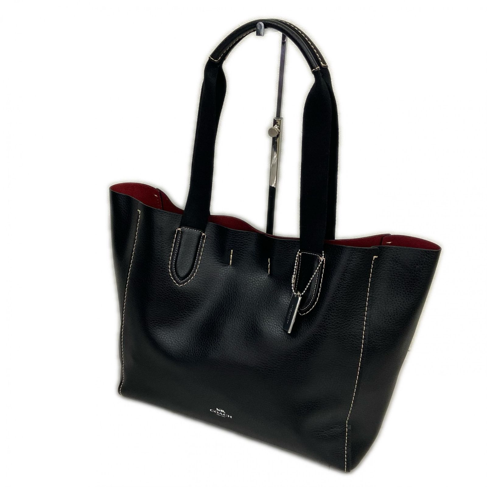 レディース COACH コーチ レザートートバッグ ダービートート D2491 