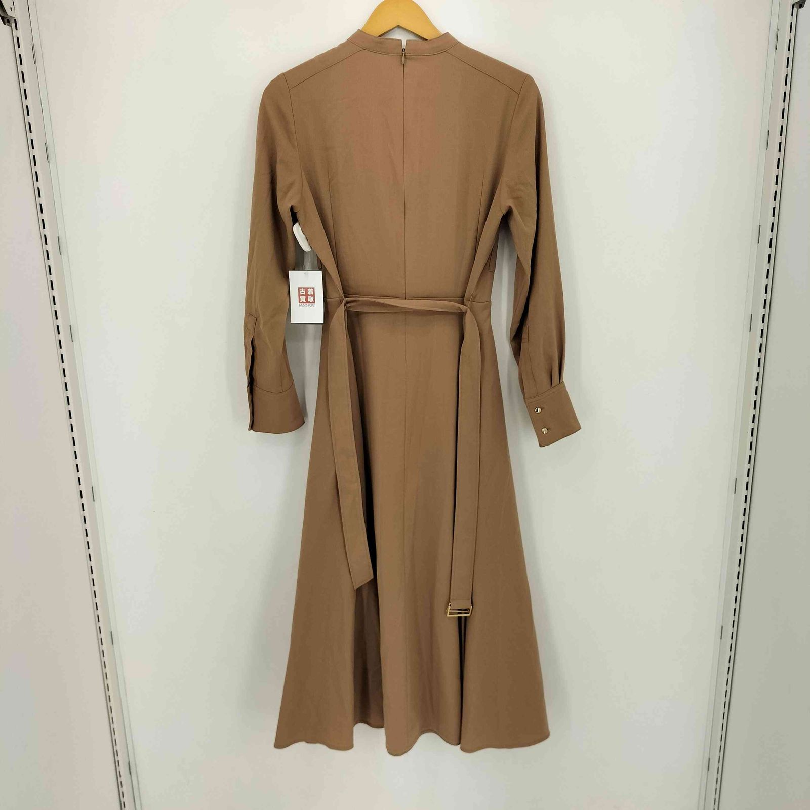 アルアバイル allureville ジョーゼットスラシュネックワンピース