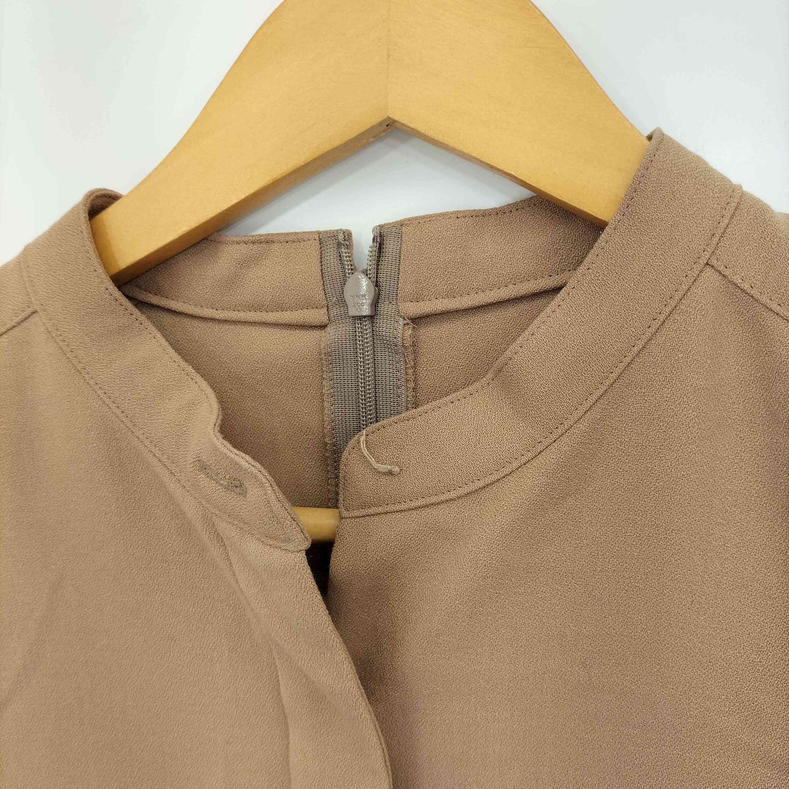 アルアバイル allureville ジョーゼットスラシュネックワンピース