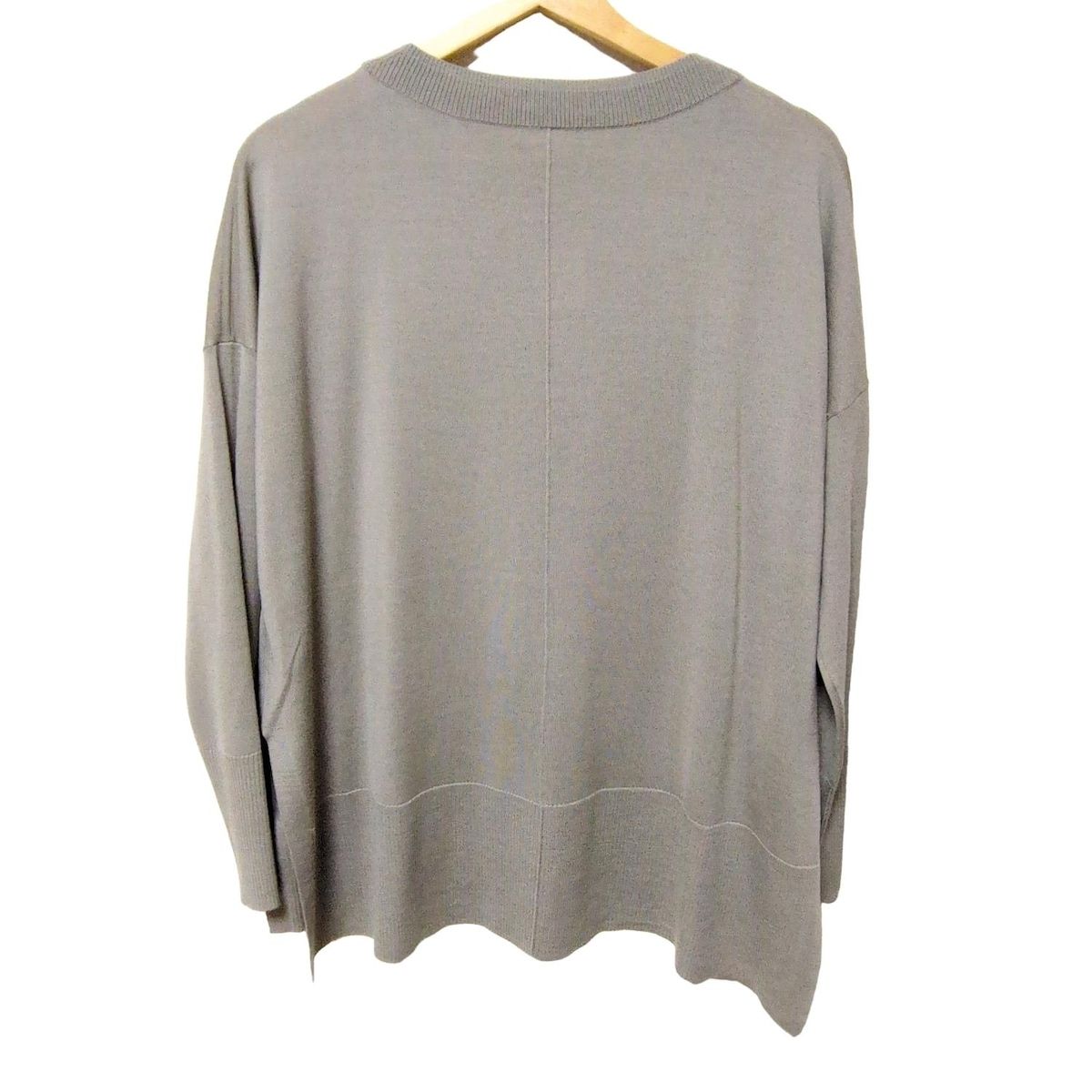 theory luxe セオリーリュクス 長袖カットソー サイズ38 M レディース - グレー ニット