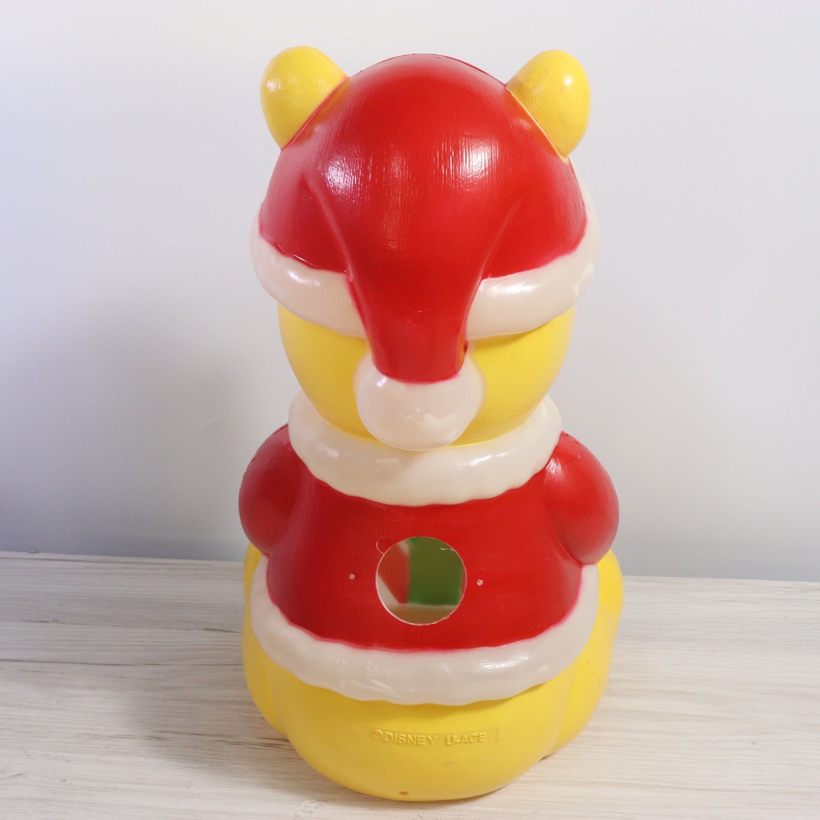 ト足】 サンタ プーさん ランプ 1999当時物 ブローライト