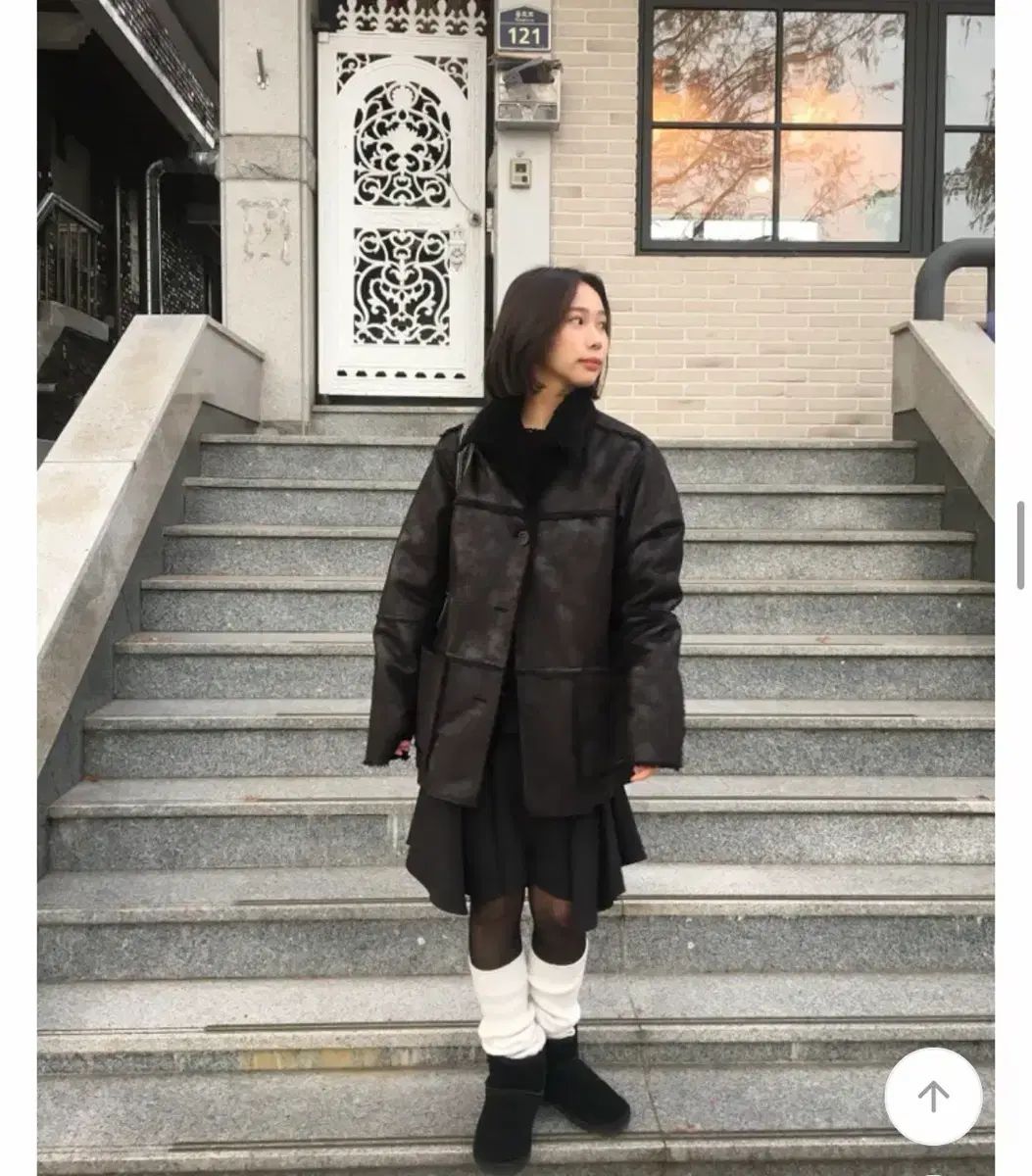 ムートン リバーシブル ジャケット