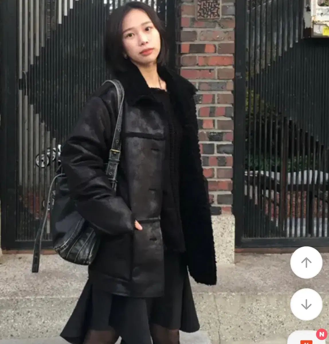 ムートン リバーシブル