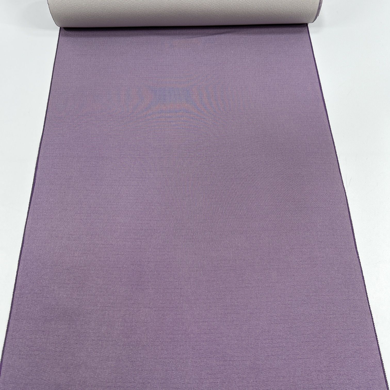  江戸小紋 反物 2本 正絹 浜ちりめん 万筋柄 同梱 リメイク用 和裁 紫 M 270 小紋 着物反物