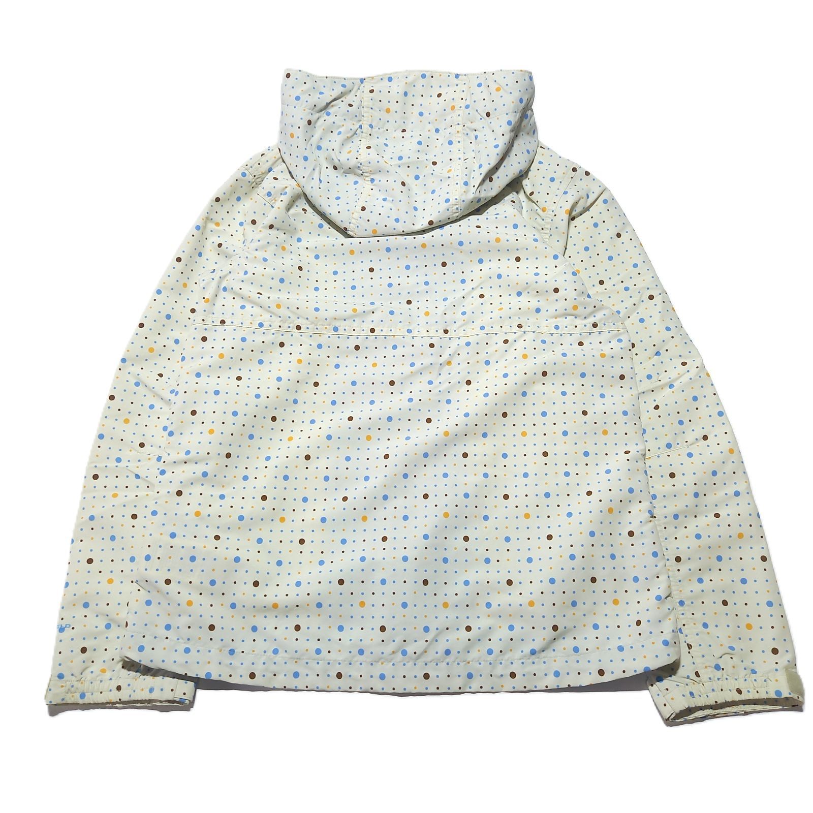 コロンビア マウンテンパーカー ナイロンジャケット ドット柄 ホワイト Sサイズ Colombia