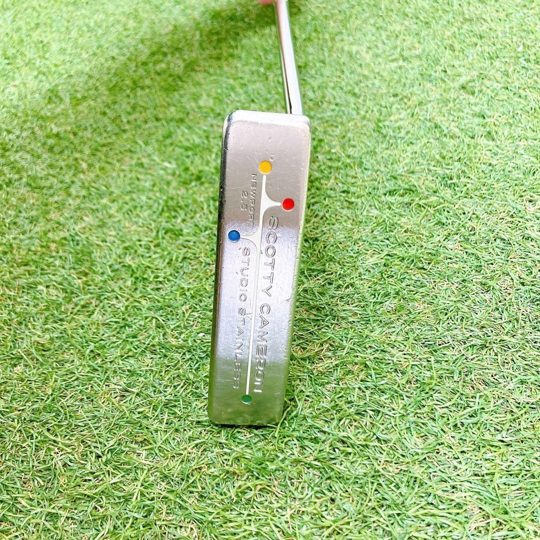 【レフティ】スコッティキャメロン スタジオステンレス　ニューポート2.5 レフティー】スコッティキャメロン スタジオステンレス ニューポート
