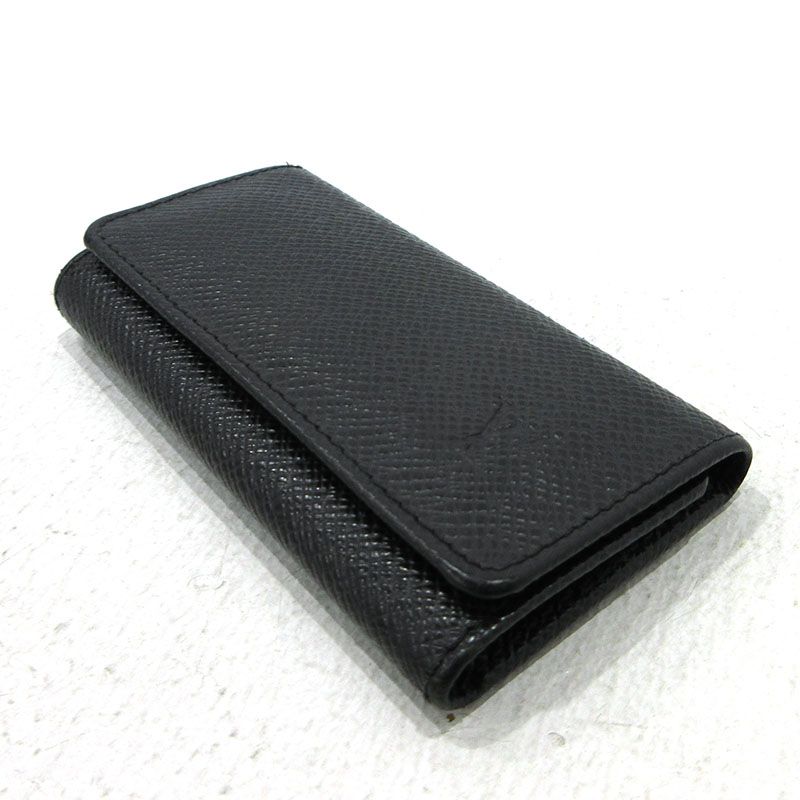 ルイヴィトン　4連　キーケース　タイガ　黒　ブラック Unused LOUIS VUITTON ルイヴィトン キーケース 4連 タイガ 黒 M30522