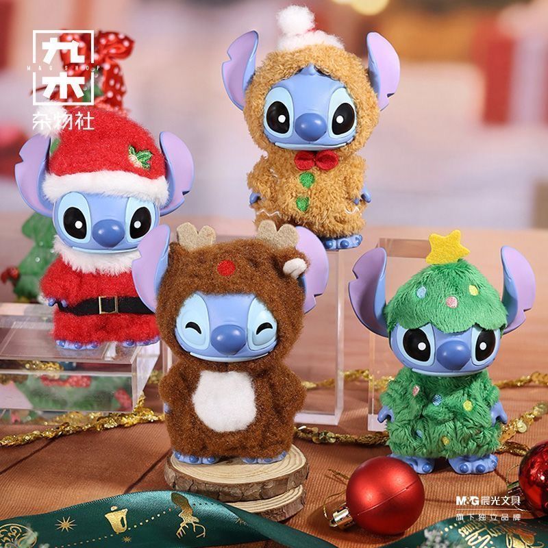 スティッチ☆クリスマスぬいぐるみセット 海外限定】enesco 「スティッチ クリスマスドレス」シリーズ ランダム