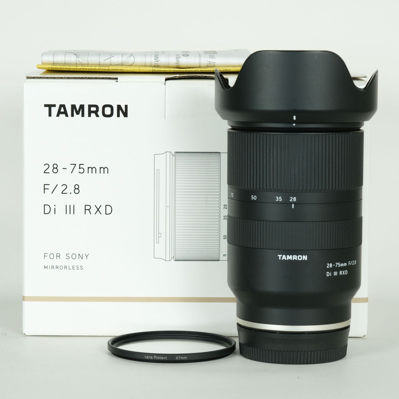 TAMRON 28-75 F/2.8 RXD (Eマウント A036) Amazon.co.jp: 28-75mm F/2.8 Di III RXD ソニーEマウント用 : 家電