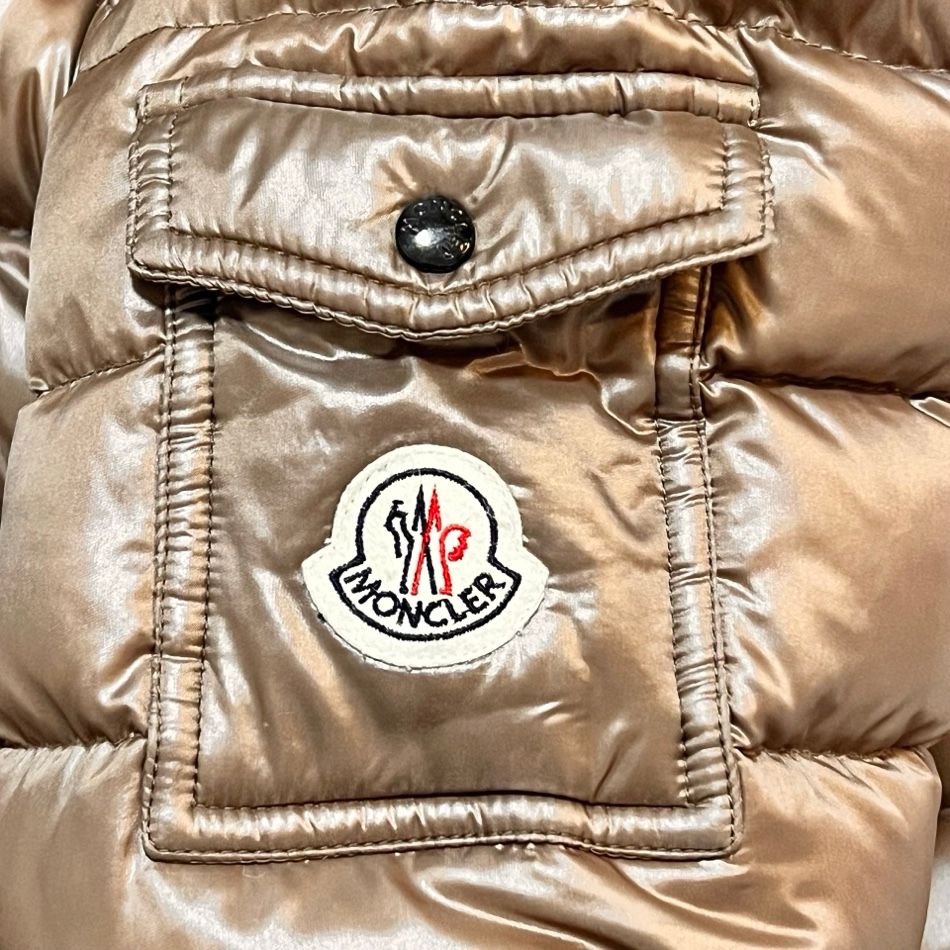 MONCLER モンクレール ダウンコート MOKA モカ size 2 フード付き