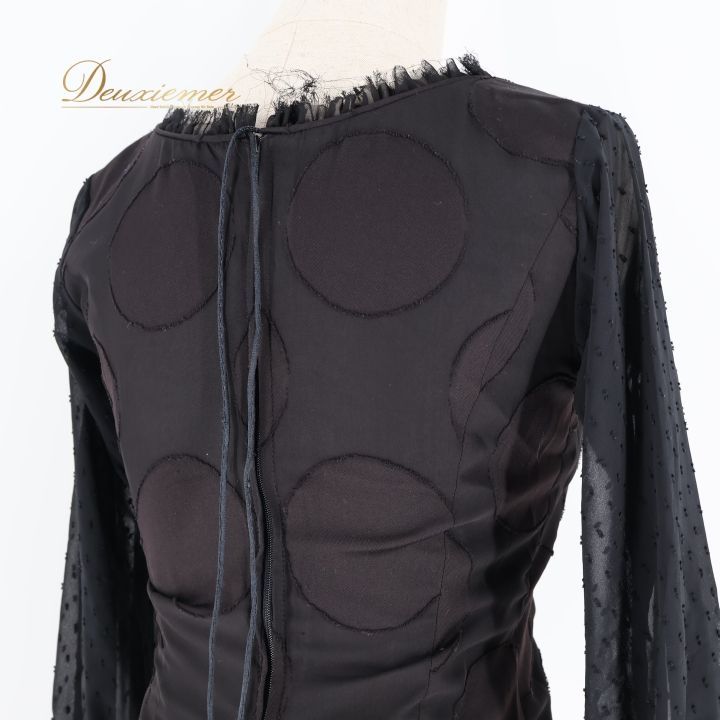 【フラメンコ衣装】ブラック SONIA JOHNES ブラウス ボレロ 黒 無地 フラメンコ 衣装 トップス ブラウス ソニアジョーンズ SONIA JOHNES