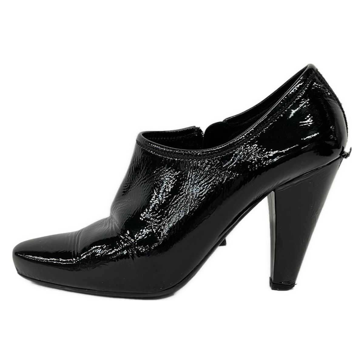 PRADA SPORT(プラダスポーツ) ブーティ 38 1/2 レディース - 黒 レザー