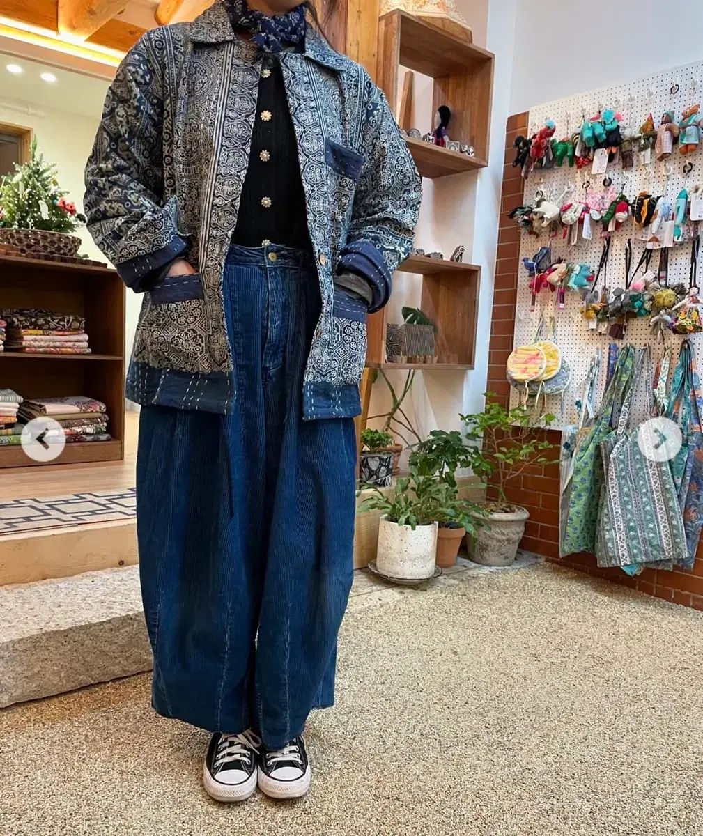 インド ハンドメイド カーディガン ジャケット L 55-77 スティッチ バンダナ