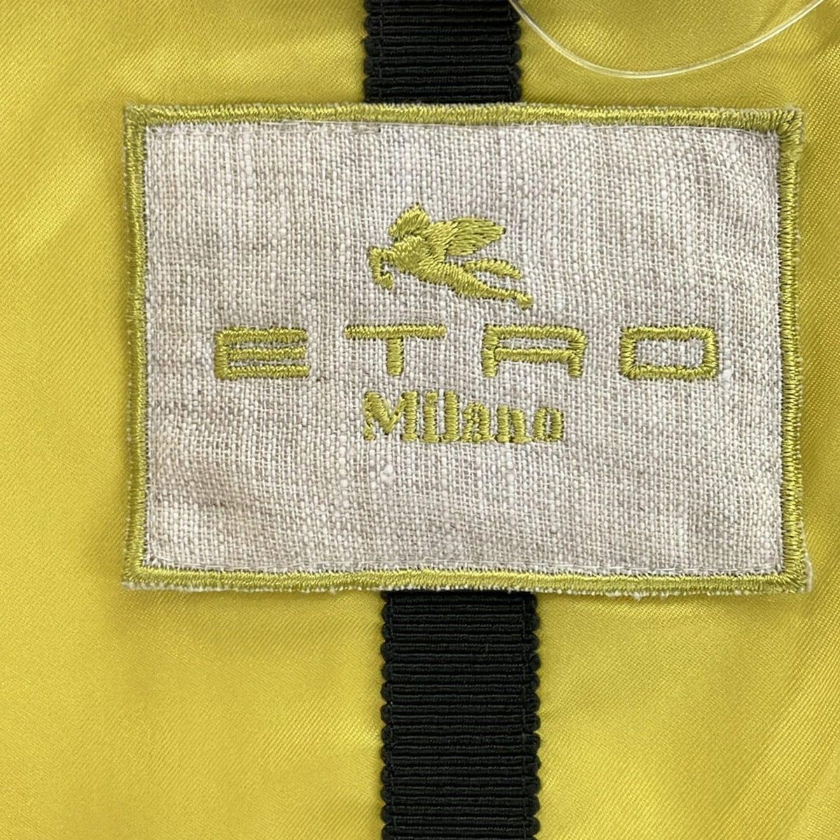 美品　エトロ　コート　40サイズ ETRO(エトロ) コート サイズ40 M レディース美品 - イエロー×黒×マルチ