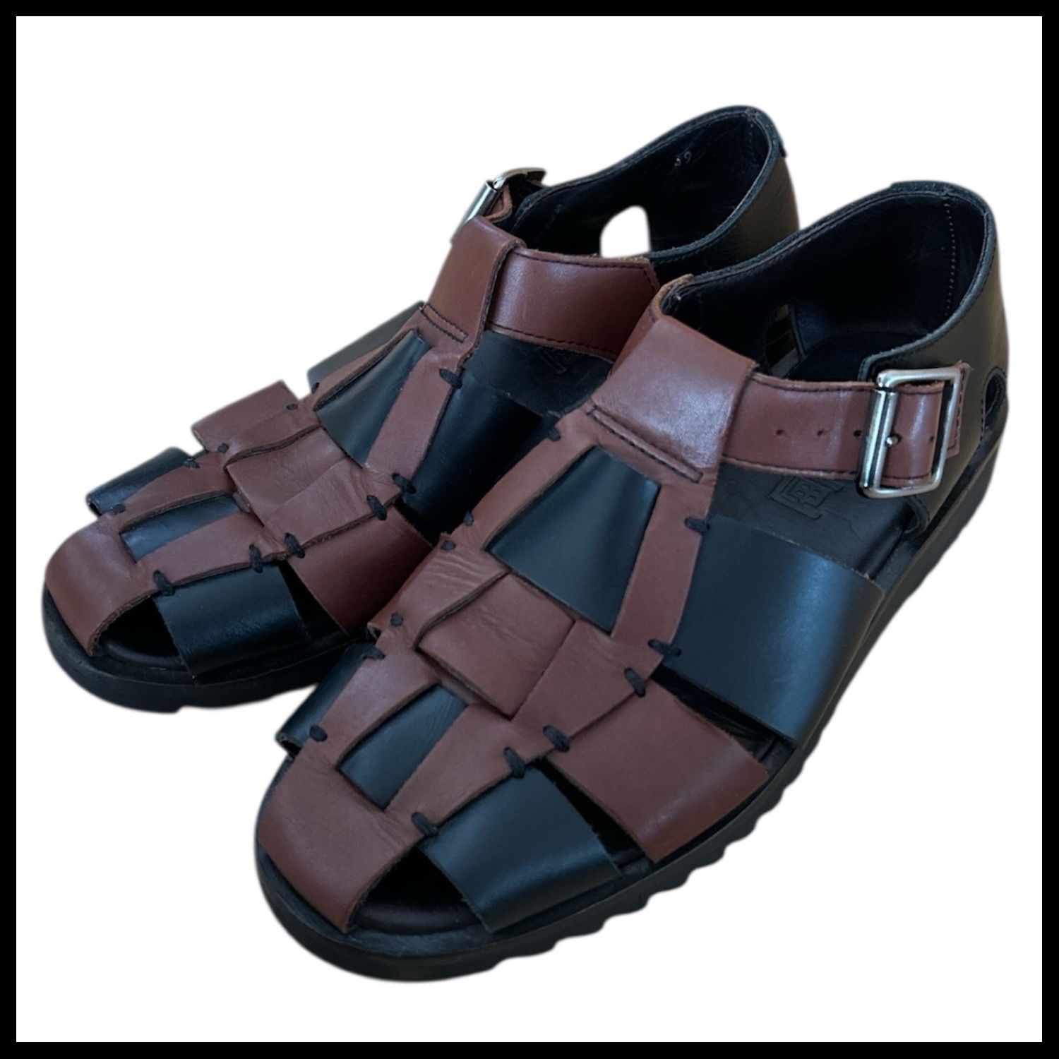 コラボ パラブーツ テンボックス PARABOOT TENBOX PACIFIC グルカサンダル レザー