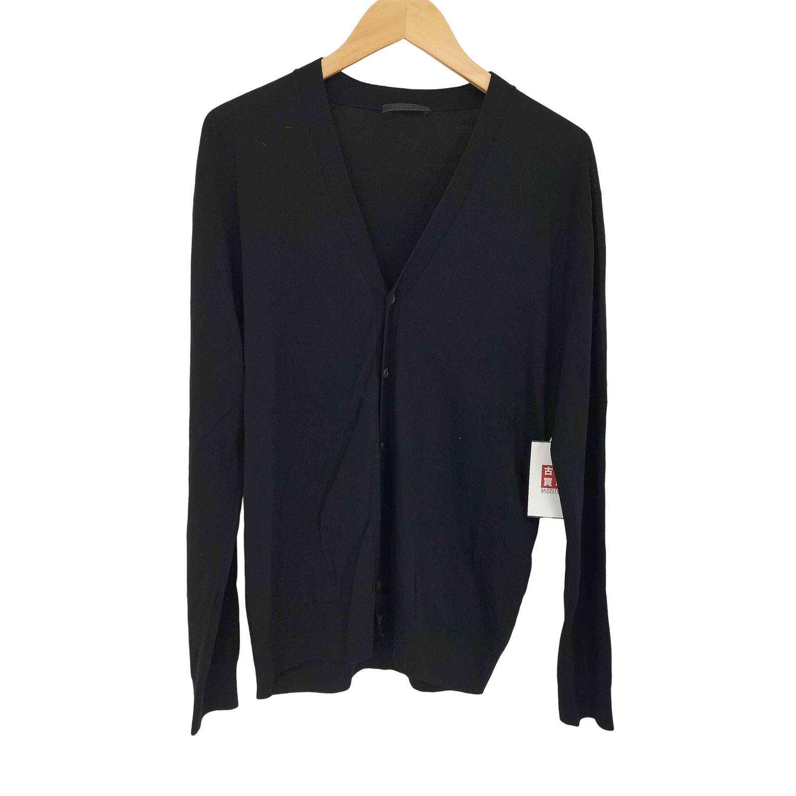 PRADA Vネックカーディガン　プラダ プラダ PRADA イタリア製 ウールVネックカーディガン メンズ 50 - メルカリ