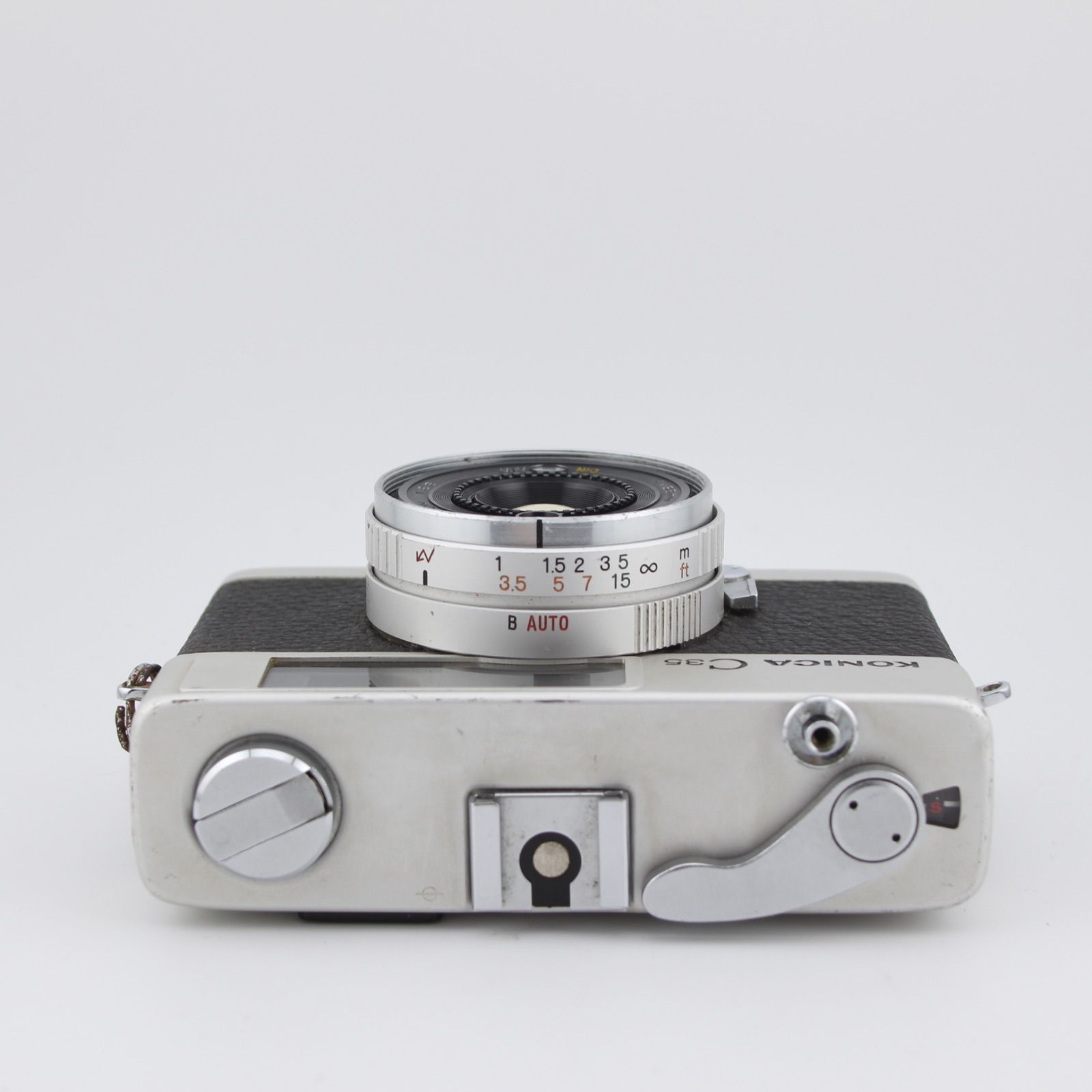 KONICA C35 コンパクトフィルムカメラ　動作確認済み 完動品】Konica C35 フィルムカメラ 動作確認済み - メルカリ