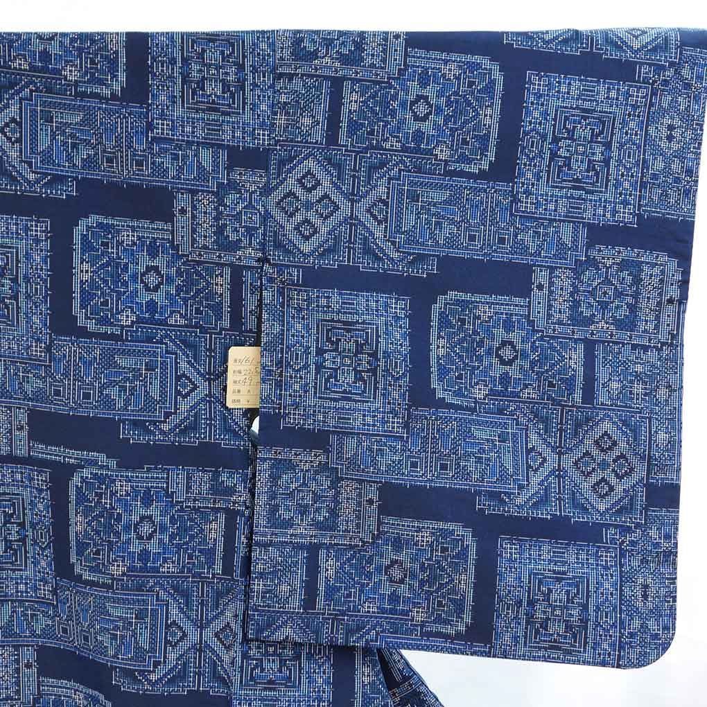 本物　信号機　紬 紬 身丈161cm 裄63cm 前幅22.5cm 注文 後幅28cm 袖丈49cm 袖幅32cm