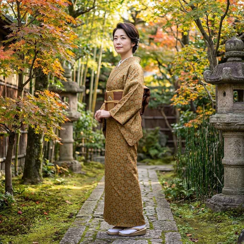 小紋 身丈161cm 裄63cm 前幅22cm 後幅28cm 袖丈48cm 袖幅33cm