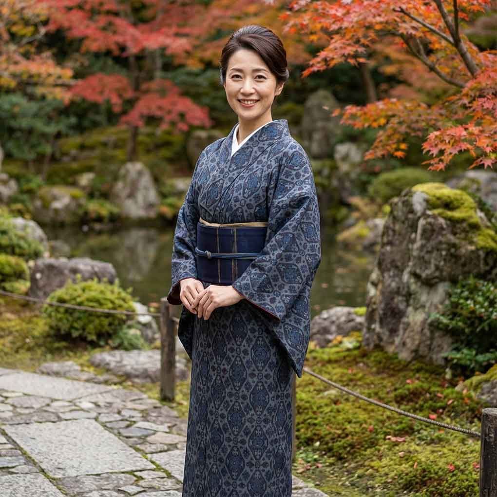 紬 身丈164cm 裄67cm 前幅26cm 後幅30cm 袖丈45.5cm 袖幅33.5cm