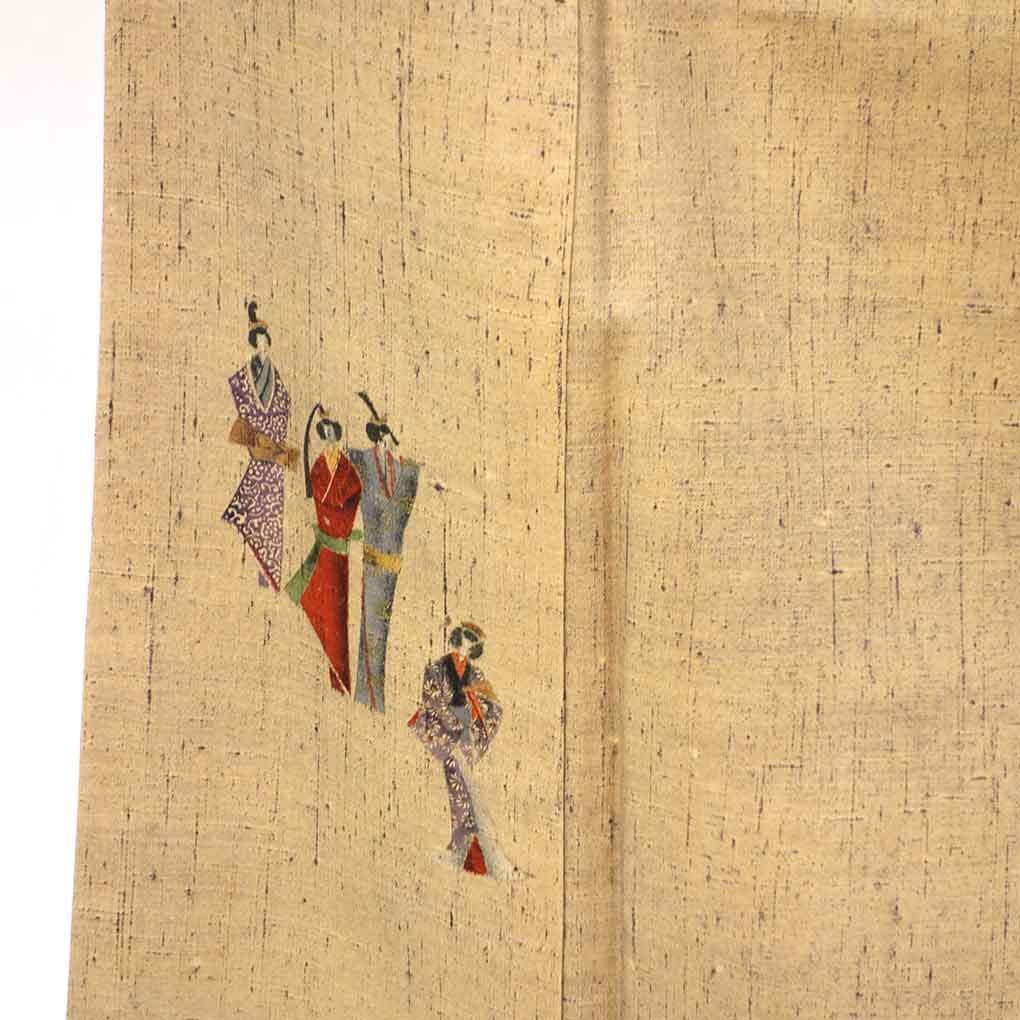 紬 身丈160 cm 裄64 前幅22.5 後幅29 袖丈49 袖幅33 レディース 袷 人形 裄Mサイズ 秋冬春用 正絹 シルク ブラウン リメイク リユース リサイクル 呉服のきくや