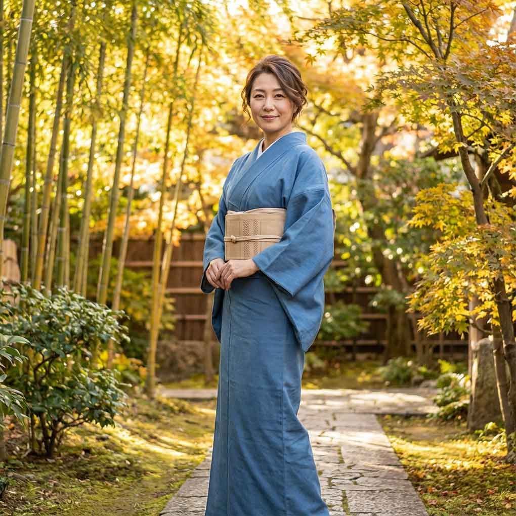 木綿着物 身丈166cm 裄67cm 前幅25cm 後幅30cm 袖丈49cm 袖幅35cm