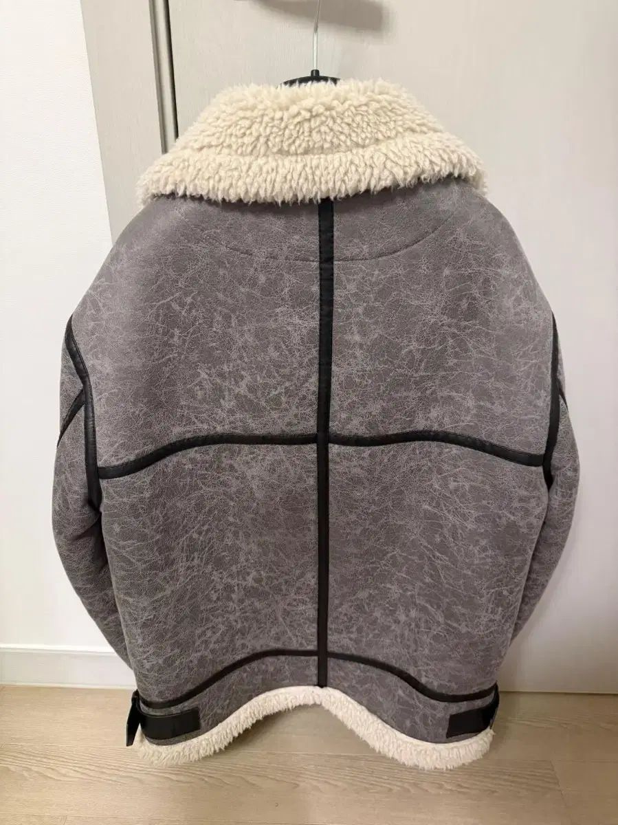 ZARA ザラ フェイク シアリング ダブル フェイス ムートン