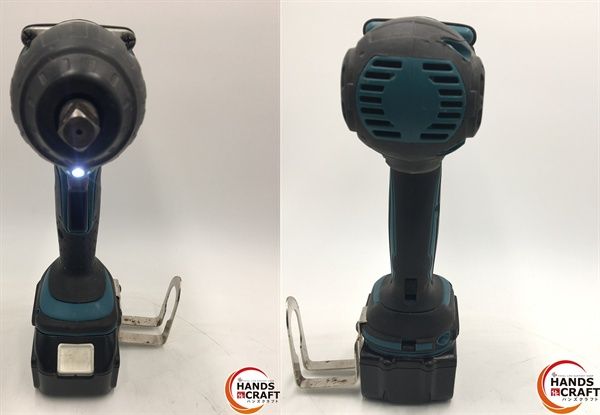 マキタ makita 18 V 充電式インパクトレンチ バッテリー 充電器付き ケースへこみ有り