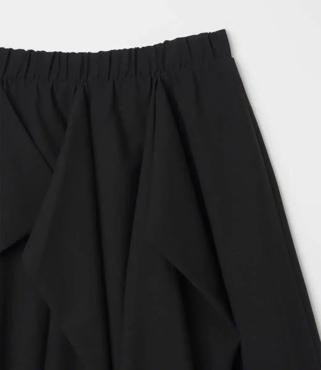 MILLO ARCHIVE ウィメンズ アシンメトリック バンディング スカート ブラック