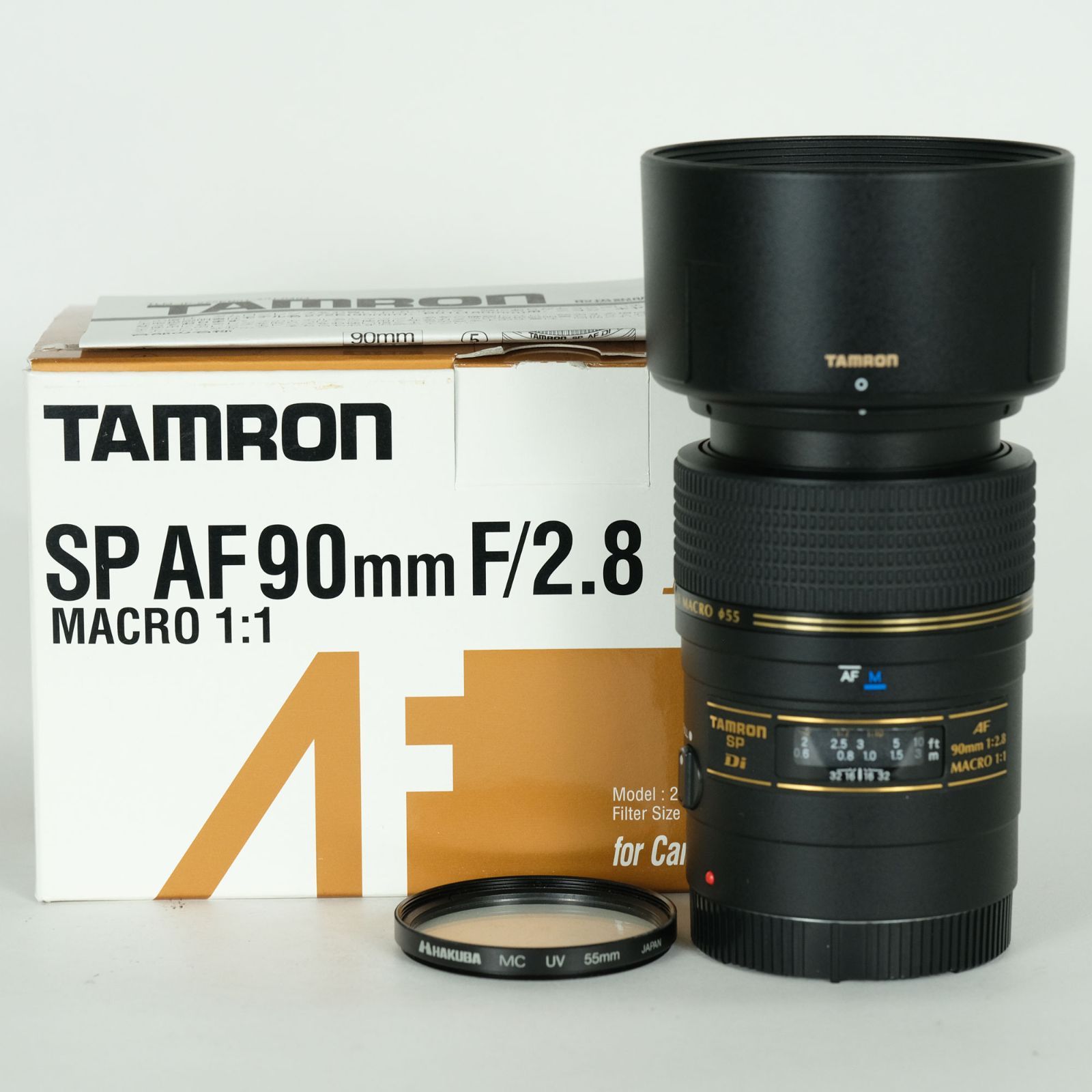 美品 | フィルター付] TAMRON SP AF90mm F/2.8 Di MACRO1:1（Model