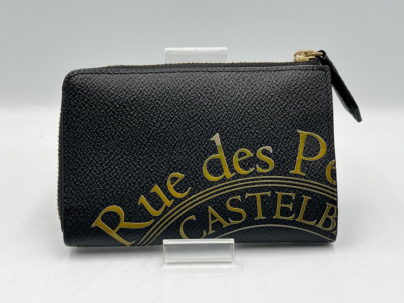 本革 CASTELBAJAC カステルバジャック 財布 二つ折財布 L字ファスナー