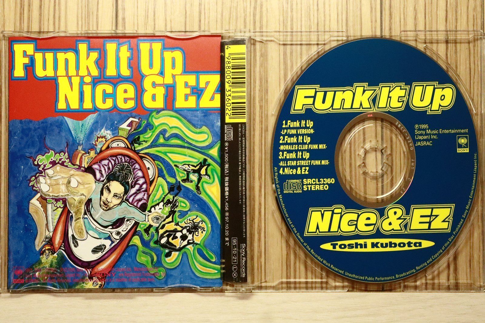国内盤CD☆久保田利伸/Toshinobu Kubota□ Funk It Up/Nice&EZ