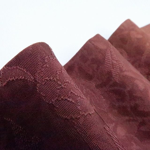 百華 Y 4200 丹後ちりめん リバーシブル 仕付け糸付 手縫い仕立て ロング丈 正絹 道中着