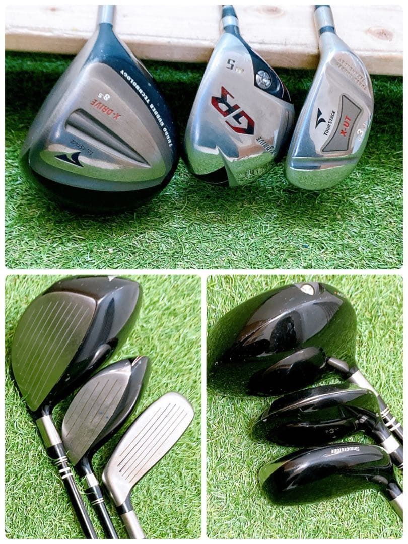 M8.ツアーステージ 初心者オススメ メンズセット ゴルフクラブ 13本 右