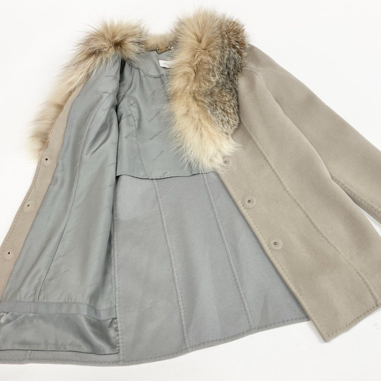 24l15《美品》 Guy Laroche ギラロッシュ LYNX リンクスファー ファー