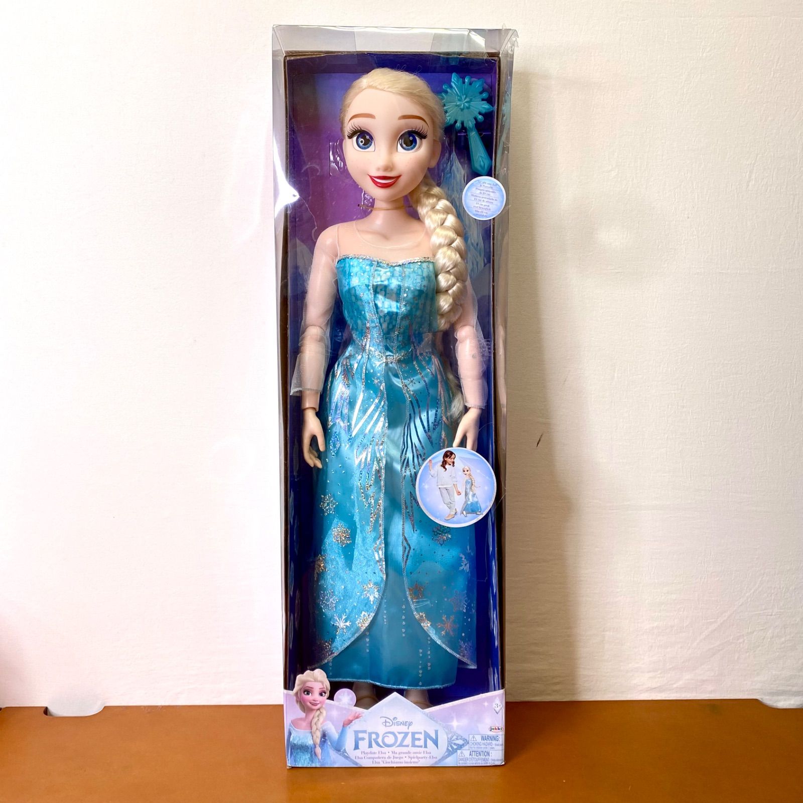 ディズニー プリンセス アナ雪 エルサのプレイデートドール エルサ 約81 cm フィギュア