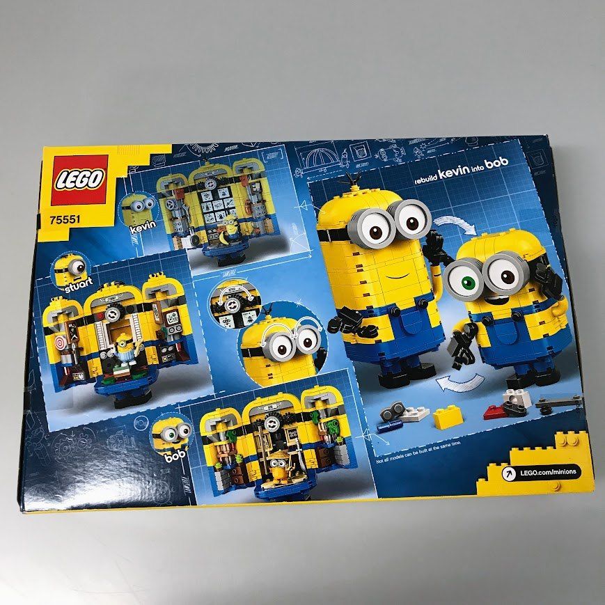 LEGO レゴ minions ミニオンズ 75551 ミニオンと秘密基地 製造終了品 DB-152-E ミニフィグ ボブ スチュアート ケビン 372