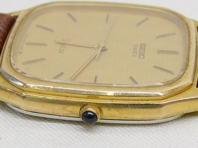 SEIKO DOLCE セイコークォーツ ドルチェ 腕時計 K14 ヴィンテージ SEIKO セイコー ドルチェ 腕時計 K14イエローゴールド 7741-5070