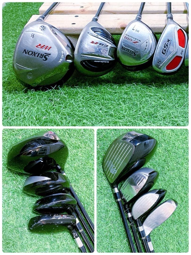 H9.スリクソン 初心者オススメ メンズセットゴルフクラブ 14本 右利き