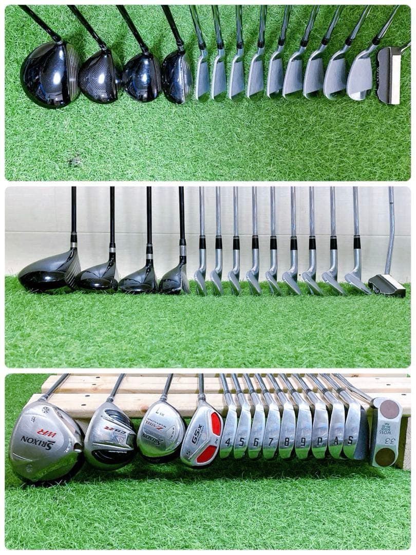 H9.スリクソン 初心者オススメ メンズセットゴルフクラブ 14本 右利き