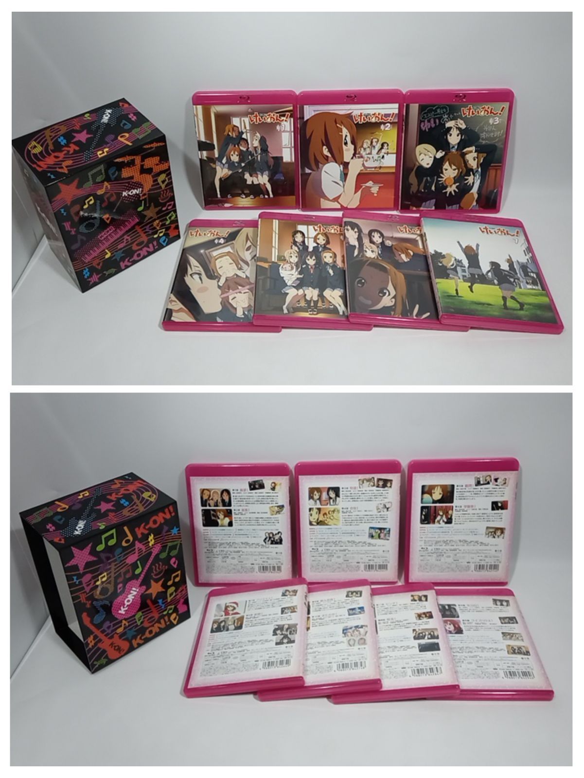 けいおん!! 〈初回限定生産〉全巻　収納BOX付き　付録全巻未開封付き けいおん!! 1期+2期 初回限定生産 Blu-ray 全巻セット 収納BOX付