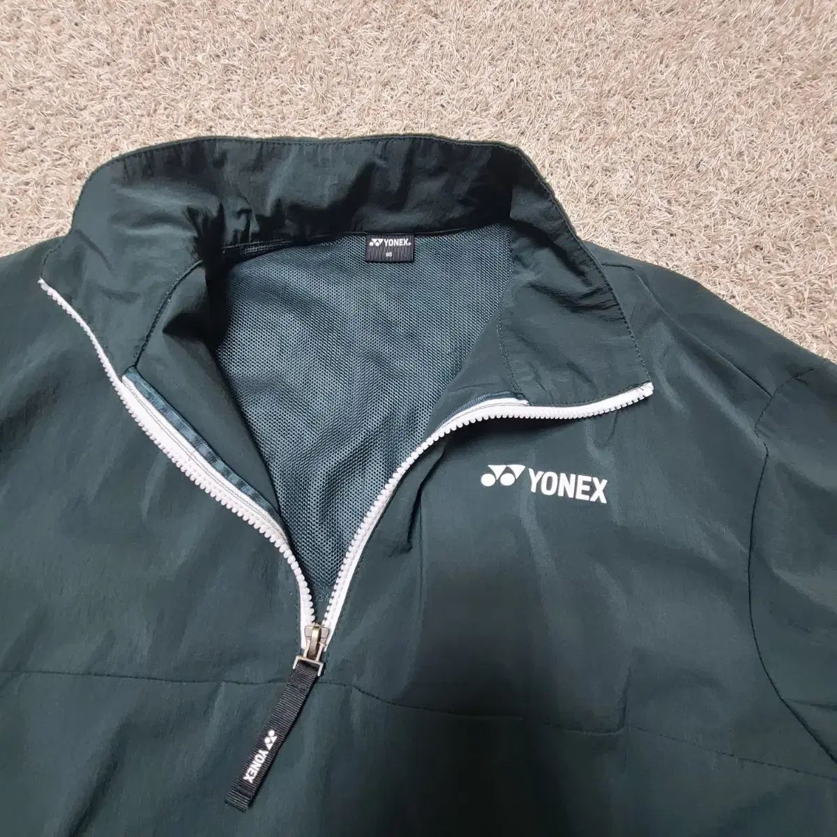 YONEX ヨネックス Anorak アノラック ウィンドブレーカー ハーフジップアップ グリーン