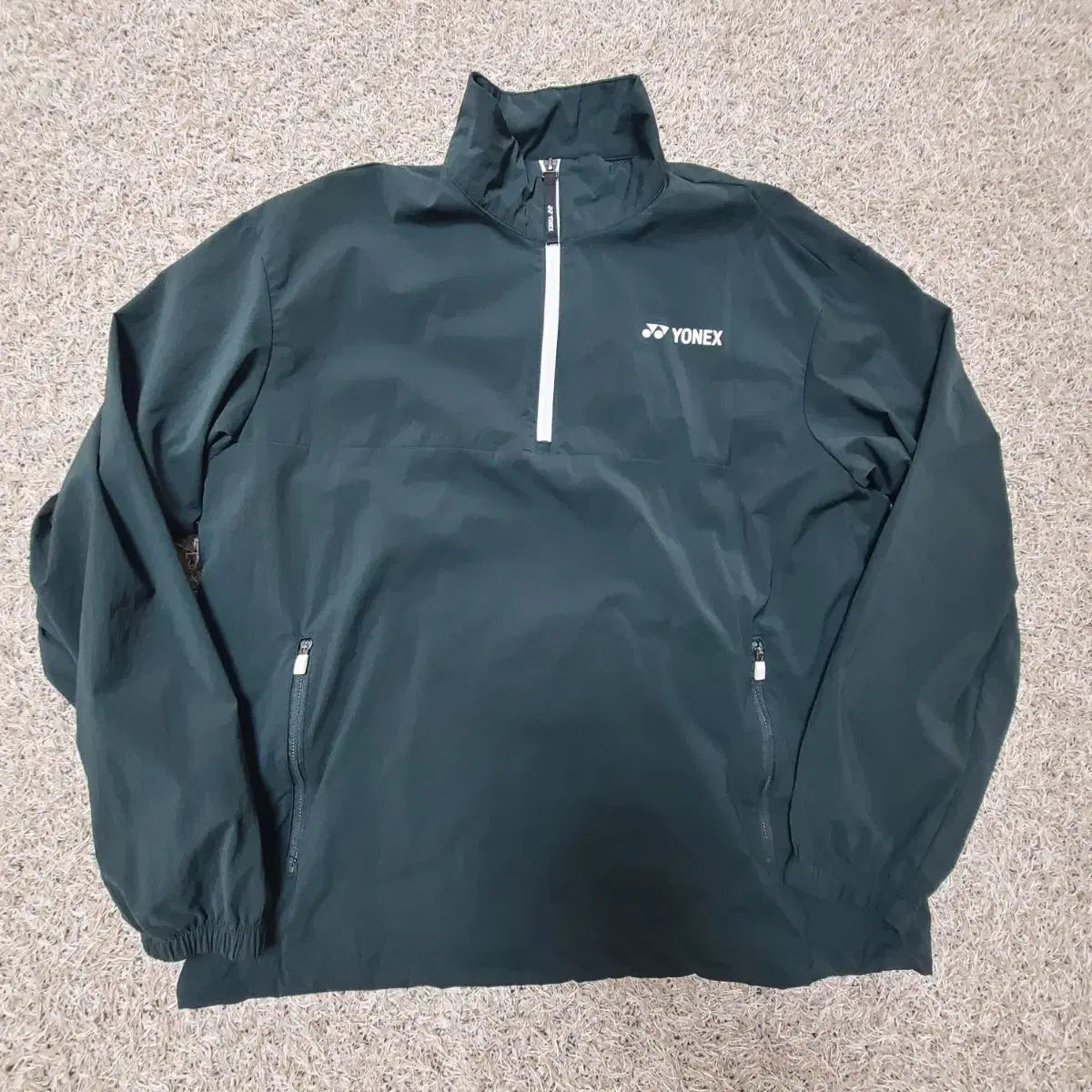 YONEX ブラック アノラックジャケット YONEX ヨネックス Anorak（アノラック）ウィンドブレーカー ハーフ