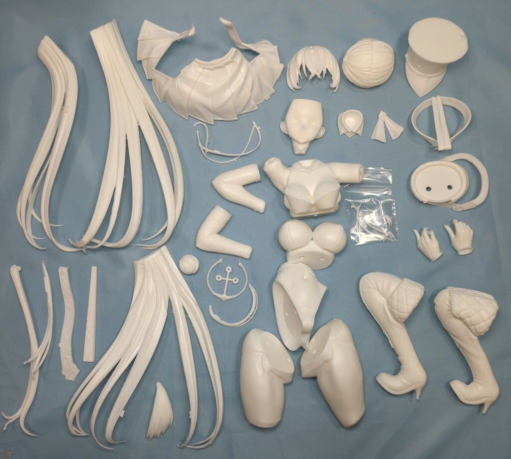 フジヤマサンカク 1 5スケールレジンキャストキット 原型 タカトリ 宝鐘マリン 3 D Edition